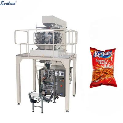 China CLOTHING Nitrogen Pouch Kerala Food Dry Popcorn Kurkure Nimko Namkeen Fruit Packing Machine for sale