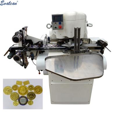 China High Speed ​​Automatic Food Aluminum Foil Wrapper Gold Coin Chocolate Wrapping Machine for sale