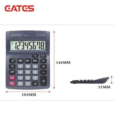 China General Purpose Calculator Mini Size Desktop Beeping Sound Cheap 8 Digits Handheld General Electronic Calculator Battery Power Calculator for sale