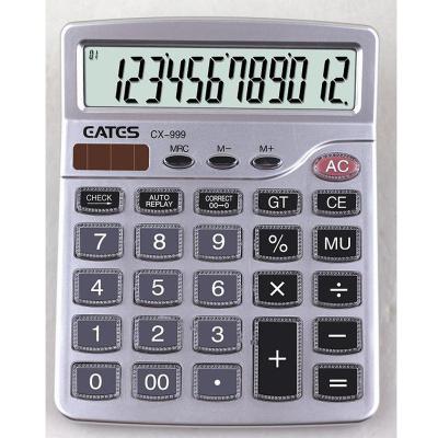 China Transparent Internal Keys Display Desktop Desking Calculator Design Power 112 Steps Two-Way Control And Correct Function Calculator Large LCD Display for sale