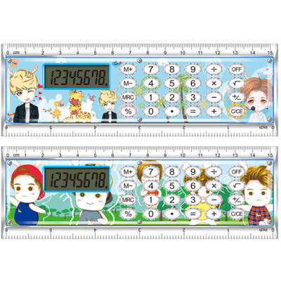 China New School Student Design Promotion Ruler Calculator Pocket Gift Convenient Calculator for sale