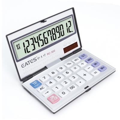 China Promotion Foldable Calculator/Aluminum Calculator/OEM Foldable Calculator 12 Digit Model for sale