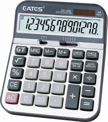 China Correct Calculator 14 Digit Big Check and Size 112 Steps Check and Correct Calculator Desktop Financial Calculator for sale