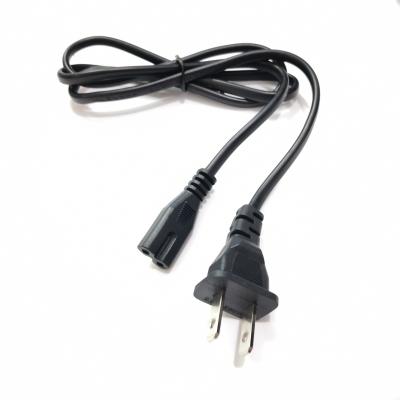 China Type NEMA 5-15P US Standard Power Cord PVC 3 Pin Power Supply Cord for sale