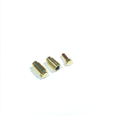 China Circular Header Connector Male Pin Power Spring Large PCB Board Claw Current Power Spring Lightning Plated For PCB Board Brass for sale