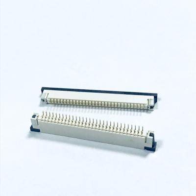 China 30 Position SMT Lying FPC Header Connector Stickers PCB Board Pitch 1.0mm Connect Gold Flash Type for sale