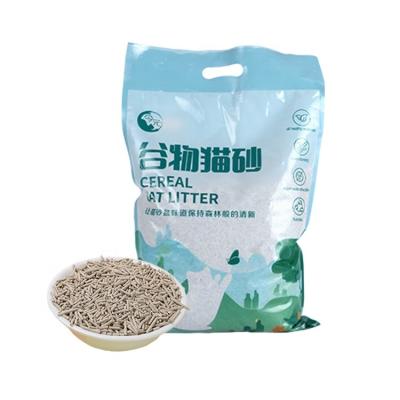 China Good Viable Absorbency Best Quality Cat Sand Litter From Cat Litter Manufacturer Bulk Cereal Cat Litter With Edible Materials for sale