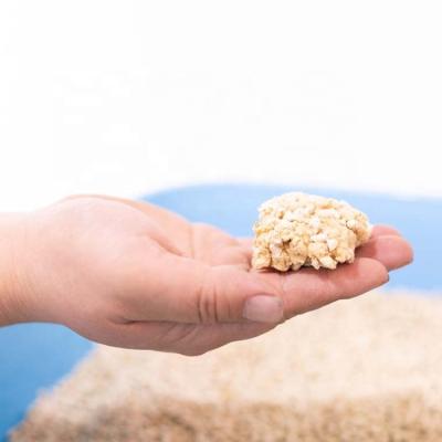 China Cat Sand 2.5mm Viable Natural Cluster Pine Wood From Factory Cat Litter For Pets for sale