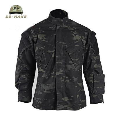 China Wholesale Black Anti-Static Uniform Tactical Military High Quality Tear-Stop ACU Cotton Polyester Outdoor Camouflage For Men for sale