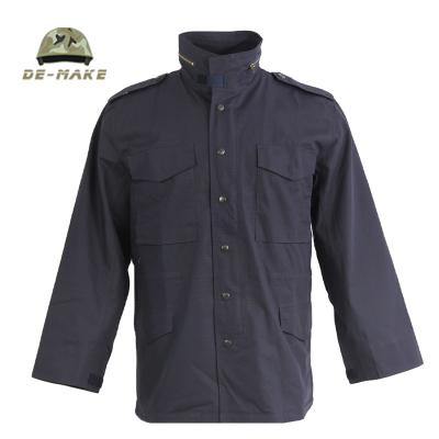 China Factory Supply BDU Anti-Static Type Black Single Field Camouflage Military Uniform Jacket M65 for sale