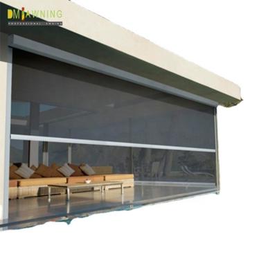 China Hotel Aluminum Vertical Blinds / Zipper Track Blinds For All Weather Room for sale