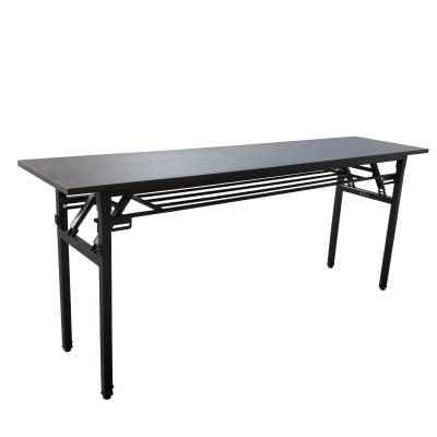 China Two Foldable Double Layers Collapsible Seminar Tables With Foldable Metal Leg for sale