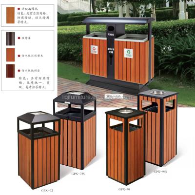 China Sustainable metal public trash can for hotel garden park hospital airport school for sale