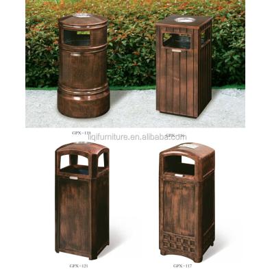 China Sustainable Metal Trash Cans For Hotel Garden Park Hospital Airport School for sale