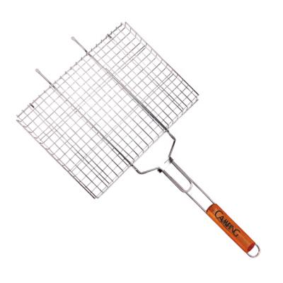 China Easily Cleaned Vegetable BBQ Accessories Charcoal Grill Basket Suitable For Rotisserie for sale