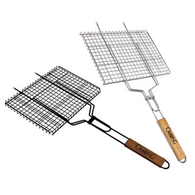 China Easily Cleaned BBQ Accessories Charcoal BBQ Grill Rack Basket Suitable For Outdoor Camping for sale