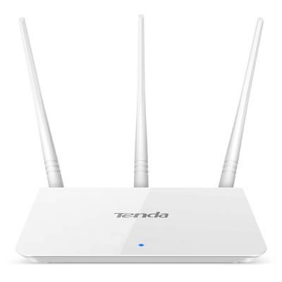 China New Version Tenda F-3 300Mbps WiFi Repeater Wooden Router Home English Wireless Router Easy Installation for sale