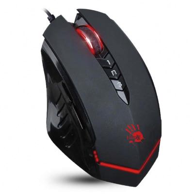 China Gaming Mouse Optical Engine Over 300 Kms Bloodied A4tech V8M 4000dpi Wired Gaming Mouse for sale