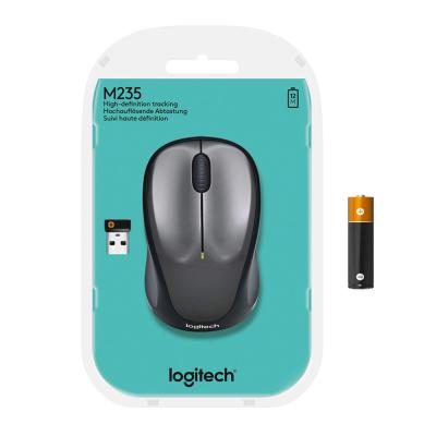 China Wireless Gaming Logitech M235 USB Unification Receiver Gaming Mouse For LOL 1000DPI 2.4GHz 3 Buttons Optical Gaming Mice For Laptop PC for sale