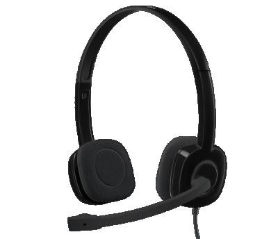 China Original Logitech H151 Headset 1.8m Online Game 1.8m Headphone Multi-device Game 3.5mm Audio Stereo Headset With Microphone for sale