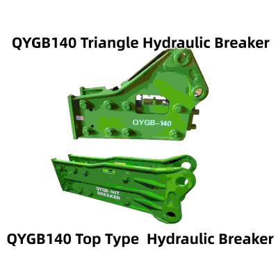 China Triangle / Top Typ Hydraulischer Brecher Hammer QYGB140 140 Schieferanzug 19-26 Tonnen zu verkaufen