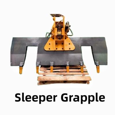 China Railway Maintenance Excavator Rotating Grapple For Grab , Sort , Riprap Or Trash for sale