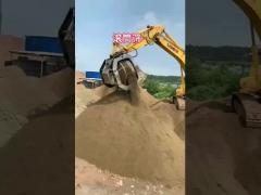 Excavator rotary screen bucket rotating screening bucket sieve bucket in hot sale