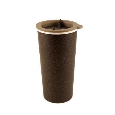 China Sustainable 2241C 400ml Custom Wholesale Eco-Friendly Reusable Coffee Travel Mug Pod Coffee Mug Biodegradable Coffee Grounds Cup for sale