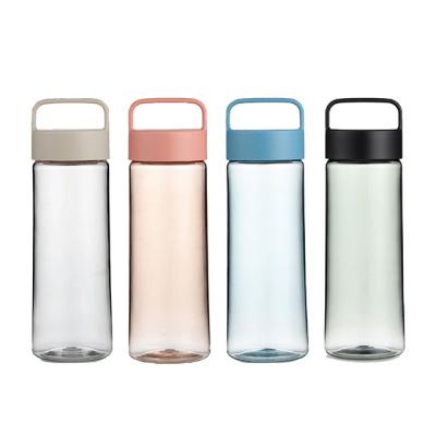 China Eco Friendly Wholesale 550ml 19oz Eastman Tritan Water Bottle Sustainable With Portable Handle And Wide Mouth 1901T for sale