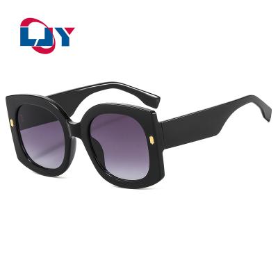 China Designer 2022 Sunglasses Women Personality Sun Wholesale Custom Made High Quality 2181 Colorful Shading Women 400 UV Glass for sale