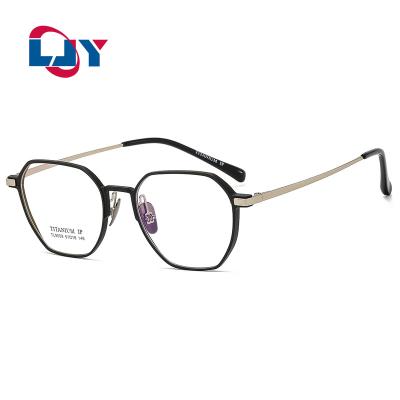 China 9009 Wholesale Fashion Glasses Eyewear Metal Glass Comfortable Blue Light Blocking Custom Made Irregular Frames for sale