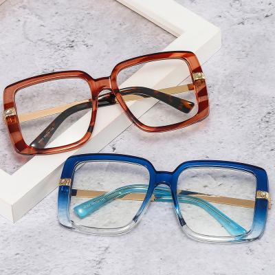 China M363 Fashion Square Comfortable Computer Glasses Frames Women Vintage Glasses Eyewear Men Light Blue Light Blocking Optical Frame Retro for sale