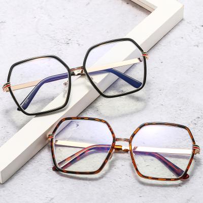 China New arrival high quality 3783 blue light glass frame anti glass metal reading frame custom clear large glass frame for sale