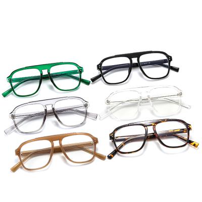 China 20012 High Quality 20012 Large Round TR90 Oversized Fashionable Frame Anti-blue Lightweight Women Men Glasses Plain Glasses for sale