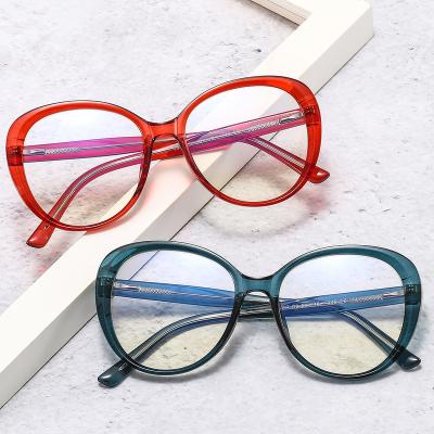 China 7007 New Eyeglass Plug-in Sight Comfortable Lightweight Anti-blue Anti-radiation Round Flat Glasses for sale