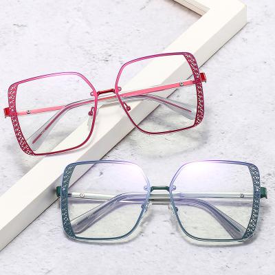 China 3805 Comfortable Blue Light Blocking Rimless Eyeglasses Frames Anti Safety Glasses Fashion Glasses Optical Frame for sale