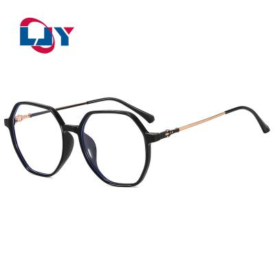 China New Design TR90 Metal Fashion Comfortable 6809 Blue Light Glasses Women Set Eye Wear Glasses Frames Frames Glass Men for sale