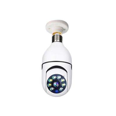 China Human Motion Tracking Full HD Color Night Vision Automotive Tracking Wireless IP Video Bulb Wifi Security Camera for sale