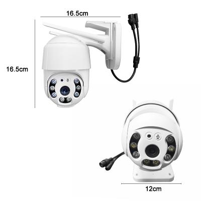 China 1080P CCTV System Full Color High Zoom WIFI PTZ Human Motion Plant Vision Ipx6 Outdoor Pathing Security Camer for sale