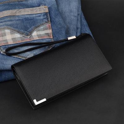 China High Quality Long Design Causal Card Holder Purses Coin Purses PU Leather Men Card Holder Wallets for sale