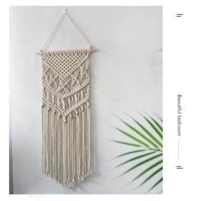 China Daily Hanging Woven Wall Art Macrame Tapestry Boho Home Decor for sale