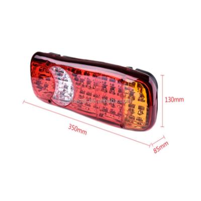 China Hot Selling Truck and Trailer LED Rear Tail Lamp Light 20LEDThree-color Truck Lights for sale