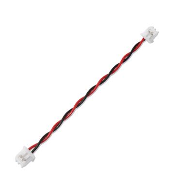 China Used for Mini RC Helicopter 2021 1.25mm 2 Pin Connector Red and Black LED with Shield and Twisted Cable Assembly for sale