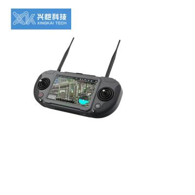 China FPV RC GCS Video Controller with 7 Inch HD Screen Displays Integrated with Telemetry RC Remote Control Video Link for UAS XF-F10 Drone for sale