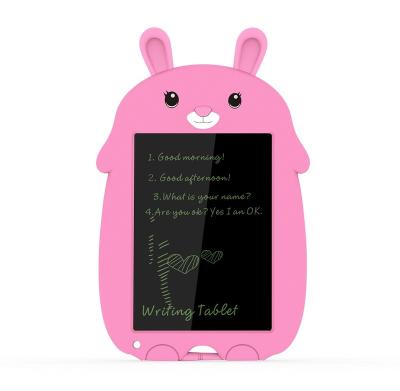 China Notepad Children's Cartoon Rabbit Toy Protection Portable LCD Digital Drawing Tablet Digital Notice Smart Writing Board Kids Electronic SD Card With Lock Key for sale