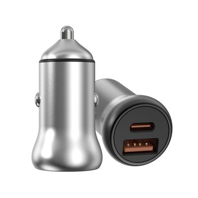 China New OEM Factory Fast Car USB Car Phone Charger Adapter 30w Pd+qc Cheap Car Charger China-chic 3.0 Charger Adapter For Phone for sale