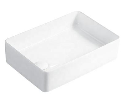 China Wholesale Price Large Matt Art Wash White Ceramic Rectangular Basin Factory Clean Easy for sale