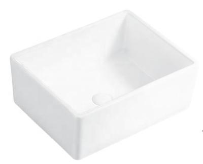 China 2022 Easy Clean New Rectangle Ceramic Small Vanity Easy Clean White Basin For Sale for sale