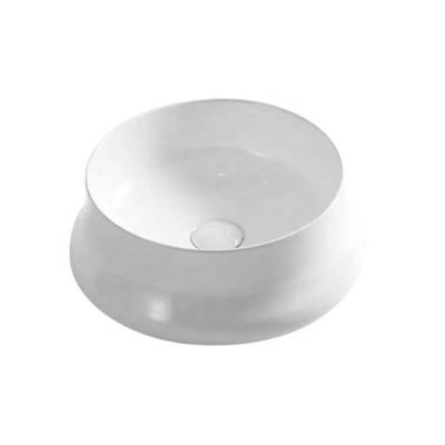 China Easy Count Clean European Royal White Wash Bathroom Round Shape Manufacturers Ceramic Basin for sale