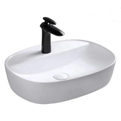 China Easy Clean Premium Bathroom Sink Top Table Factory Price Full Set Ceramic Wash Basin With Pedestal for sale